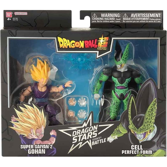 Dragonball Super 6 Inch Action Figure Dragon Stars 2-Pack - Super Saiyan 2 Gohan vs. Cell