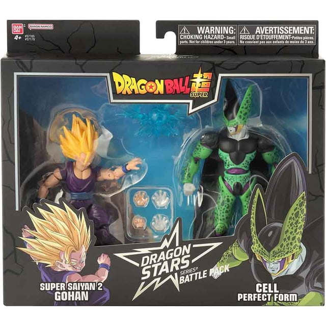 Dragonball Super 6 Inch Action Figure Dragon Stars 2-Pack - Super Saiyan 2 Gohan vs. Cell