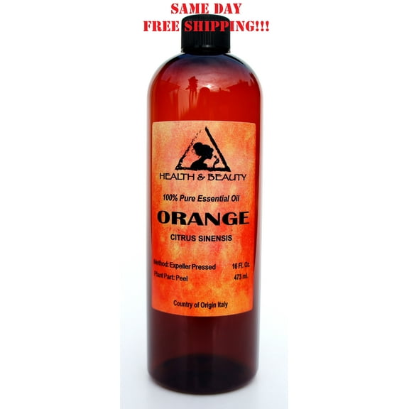 ORANGE ESSENTIAL OIL ORGANIC AROMATHERAPY NATURAL 100% PURE 16 OZ
