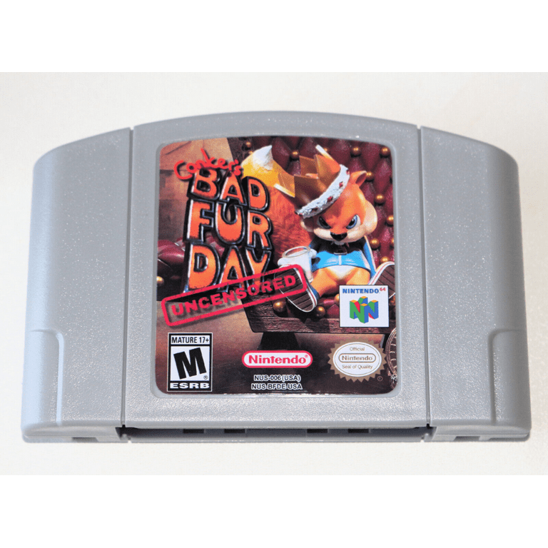 Conker's Bad Fur Day Uncensored* English Game for Nintendo