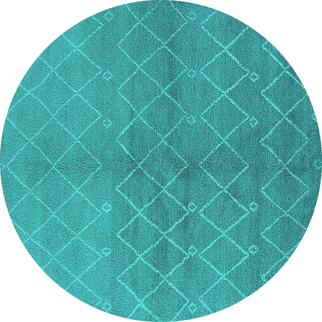 Ahgly Company Indoor Round Oriental Turquoise Blue Industrial Area Rugs ...
