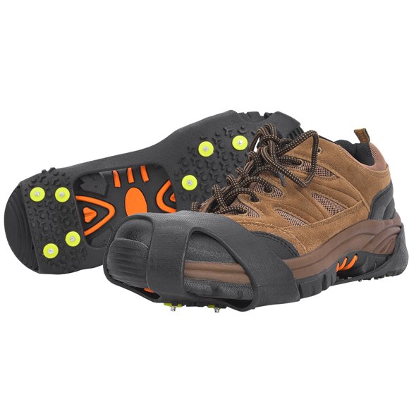 Shoe Spikes For Snow And Ice, TPE Ice Cleats Spikes Shoes with 10 Teeth For Hiking Climbing