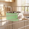 thumbnail image 3 of Kennel Water Bowl Hanging,Dog Crate Bowls,Dog Bowl,Stainless Steel Hanging Pet Bowl For Dog Crate Cats Dogs,Foolproof Clean Lasting Dog Bowl For Small Medium Pet.5.1×1.4 Inch.（）, 3 of 6