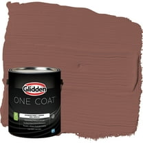 Glidden One Coat Interior Paint and Primer, Raspberry Truffle / Red, Gallon, Semi-Gloss