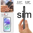 thumbnail image 2 of Magnetic Case for Samsung Galaxy A55 Compatible with MagSafe Slim Thin Hard PC Translucent Frosted Rugged Drop-Proof Shockproof Protective Case for Samsung A55 5G (Black), 2 of 8