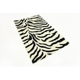 thumbnail image 2 of Unique Loom 3137184 Zebra Animal Print Area Rug, 3 Feet 3 Inch x 5 Feet 3 Inch, Ivory/Black, 2 of 5
