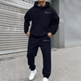 thumbnail image 2 of Rggeeun Mens Sweatsuit 2 Piece Set Hoodies And Sweatpants Sets 2025 Comfortable Relaxed Fit Casual Jogging Gym Sweat Suits Fall Winter Stylish, 2 of 6