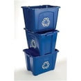 thumbnail image 4 of , Recycling Bin/Box, Stackable, 14 GAL, Blue, for Indoors/Outdoors/Garages/Homes/Commercial Facilities, 4 of 5