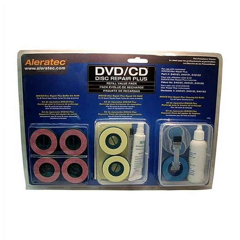 Aleratec Dvd/cd Repair Plus Refill Value Pack - Repair Kit (240138