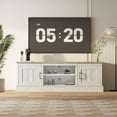 thumbnail image 6 of Gaderth 61" Farmhouse TV Stand for 65 Inch TVs – Rustic Wood Entertainment Center with Storage Cabinets, Modern Media Console Table for Living Room Office, 6 of 6