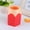 Red, variant on Creative Makeup Brush Holder Pen Vase Pencil Pot Tidy Stationery Desk Container Blue Plastic