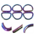 thumbnail image 4 of 10pcs Assorted Color Iron D Ring Buckles for Crafting Use with Wide Application Suitable for DIY, 4 of 8