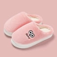 thumbnail image 4 of Cute Fuzzy Slippers for Women Cartoon Bear Comfy Plush Winter Fleece Lined Cloud Pillow House Slides Shoes, 4 of 5