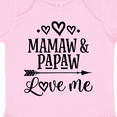 thumbnail image 4 of Inktastic Mamaw and Papaw Love Me Girls Baby Bodysuit, 4 of 5