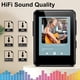 thumbnail image 5 of MP3 Music Player 32GB with Bluetooth, Portable Mini Music Player with 1.8 inch Screen, Speakers, FM Radio, Recorder, Up to 512GB, Black, 5 of 6