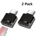 thumbnail image 1 of LEEYNEER 2 Pack USB C SD/ TF Card Reader  USB C to Micro OTG Memory Reader  Type C Card Reader Adapter for iPhone MacBook Windows Lixus Samsung Galaxy  File Management  Mobile Storage  Po, 1 of 6