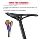 thumbnail image 3 of Greeniant Asiento de bicicleta de carretera de fibra de carbono Kocevlo, asiento ovalado para mujer y hombre, peso ligero, cómodo, cojín de carreras, Ciclismo Vistoso Greeniant OD024297-05, 3 of 6