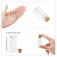 thumbnail image 3 of 40pcs Mini Glass Bottles with Cork Stoppers Wish Bottles Tiny Glass Jars Favor Jars with 80pcs Eye Screws 30 Yards Hanging Rope for Wedding Decoration Home Party 1.5/5/6/10ml for diy, 3 of 9