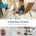 thumbnail image 4 of Dznils Baby Splat Mat for Under High Chair, Waterproof Non-Slip Bear Pattern Floor Mat, 43" x 43", 4 of 10