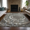 thumbnail image 5 of Dalyn Rugs Machine Washable Indoor/Outdoor Chantille ACN2216 Brown 5' x 7'6" Rug, 5 of 9