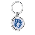 thumbnail image 1 of Patron de diseño ilustración símbolo Azul Victoria Rotating keychain Metal Keyring Holder, 1 of 2
