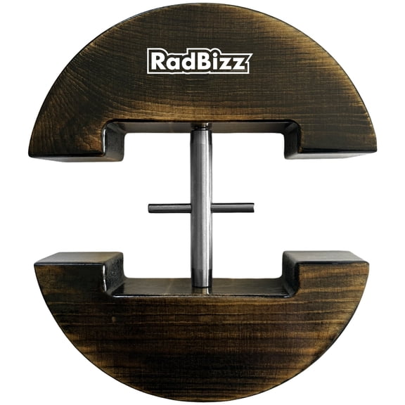 RadBizz Elite Hat Stretcher, Stretches Hats, Maintains Shape, Premium Material, Dark Wood, One Size Fits All