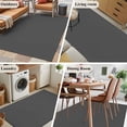 thumbnail image 5 of Dark Gray Washable Area Rug 3x5 Solid Color Low-Profile Large Area Rugs with Non Slip Backing Indoor Floor Carpet for Entrance Living Room Bedroom Home Office, 5 of 9
