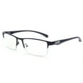 thumbnail image 2 of Progressive Multifocal Reading Glasses Blue Light Blocking for Men,No Line Trifocal Readers, Half Rim Metal Frame, TR90 Temple, Reading Glasses + 1.00, 2 of 8