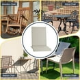 thumbnail image 4 of MOONORAH Outdoor Chair Cushions, Patio Seat Cushions Outdoor Chair Pads, 42"L x 18"W Rectangle Waterproof Outdoor Chair Cushion Garden Sofa Couch Chair Pads, Premium Comfortable, Grey, 4 of 9