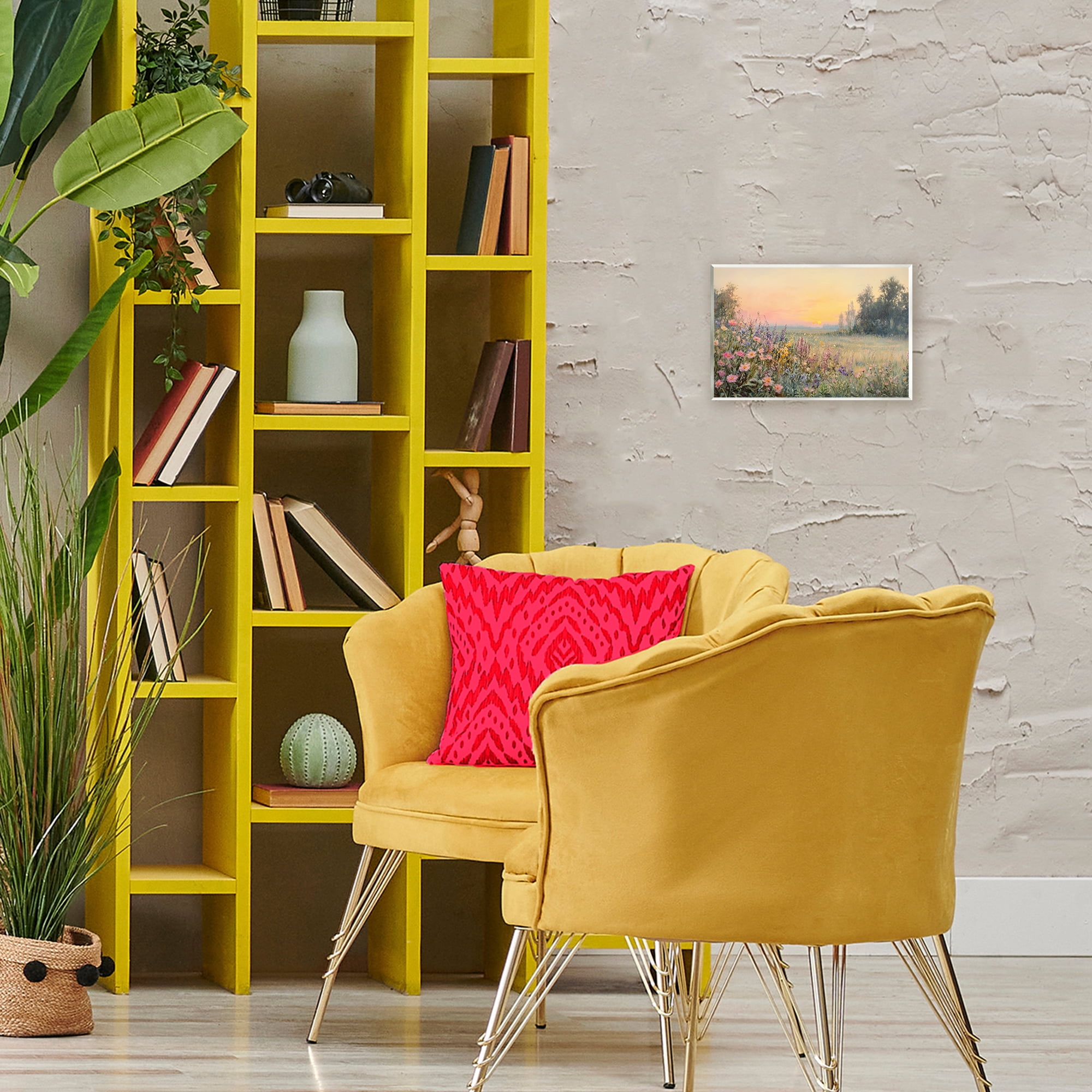 Stupell Industries Serene Twilight Meadow Wall Plaque Art, design by Petal Prints Design