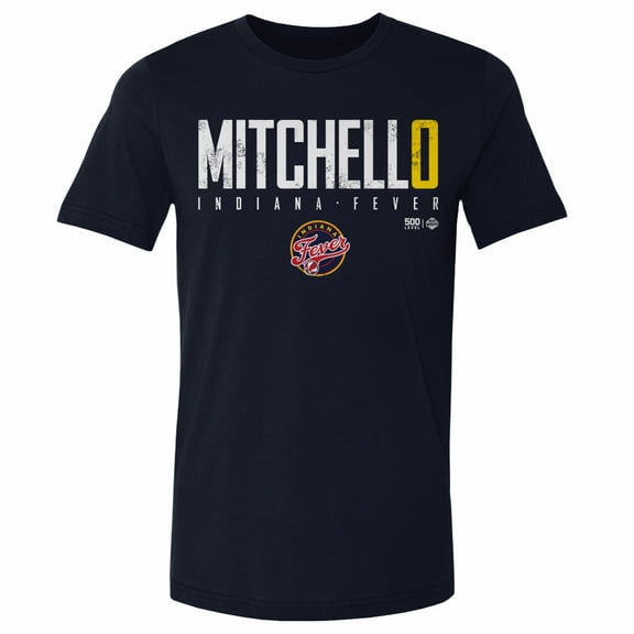 Men's 500 Level Kelsey Mitchell Navy Indiana Fever Elite Player T-Shirt