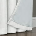 thumbnail image 4 of Quinn Blackout Single Curtain Lined Grommet Panel, 50" x 63", White, 4 of 5