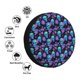 thumbnail image 4 of Fotbe purple flower blue Skull Funda de Llanta de Repuesto con Estampado, Engrosada, Ajuste Universal para Jeep, Remolque, RV, SUV, Camión-14 inch, 4 of 6