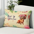 thumbnail image 2 of Best Dachshund Mom Ever Happy Mother's Day Pillowcase Double Sided Wiener Dog Lover Gifts Idea Pillow Case Covers - 02002, 2 of 3