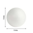 thumbnail image 3 of Efavormart 6 Pack | 6” White foam Filler Foam Beads Balls, 3 of 11