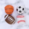 thumbnail image 3 of HAMPPLIES 4Pcs Kids Sports Balls Pvc Material Training Educational Mini Bouncy Balls For Kindergarten Play, 3 of 8