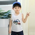 thumbnail image 5 of Chenyin Toddler Baby Boys Summer Tanks Soft Cotton Sleeveless Tops Cartoon Printing Undershirts for Kids 1-8 Years, 5 of 9