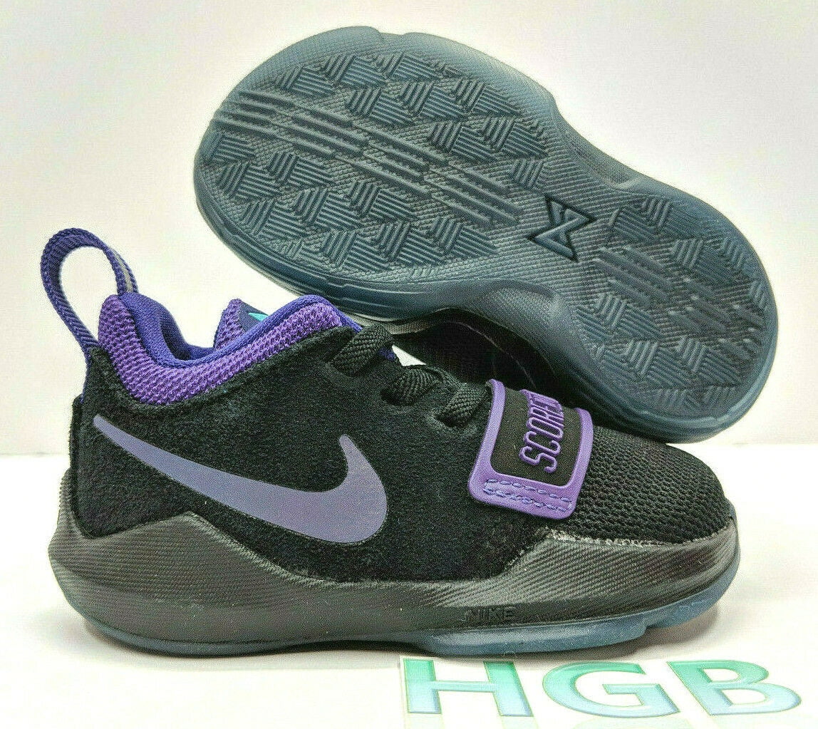 paul george purple sneakers