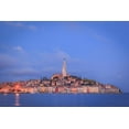 thumbnail image 2 of Jaynes Gallery 14x11 White Modern Wood Framed Museum Art Print Titled - Europe-Croatia-Rovinj-Ocean view of town at sunset, 2 of 4