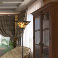 thumbnail image 3 of DOCHEER Tiffany Style Floor Lamp Torchiere Uplight 69" Tall, 3 of 6