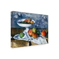 thumbnail image 3 of Trademark Fine Art Paul Cezanne Still Life With Fruit Dish Canvas Wall Art - 14x19, 3 of 5