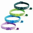 thumbnail image 2 of 4 Pack Cat Collars with Bells, HOMEIORA Kitten Collar, Breakaway Cat Collars with Safe Quick Release Buckle for Small Medium Kitty Cats, 2 of 7