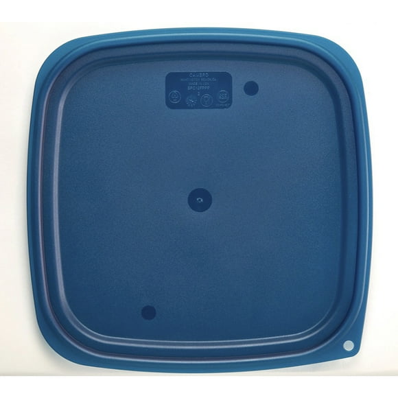Cambro SFC12FPPP267 CamSquare® FreshPro Cover for 12, 18 & 22 qt Containers, Polyethylene, Translucent Blue