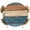 Navy Blue, variant on Elastic Fitted Round Tablecloth, Farmhouse Light Blue Brown Waterproof Stretch Table Cover for 45"-54" Tables, Vintage Wooden Striped Washable Outdoor Tablecloths for Patio, Picnic, Camping