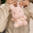 thumbnail image 6 of SHENGXINY Easter Bunny Plush Toy - Cute Soft Stuffed Rabbit Animal,Easter Gifts,Bedroom Livingroom Decor Pink 5.51x3.15x3.15 in, 6 of 6