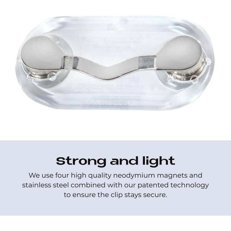 Magnetic Eyeglass Holder Stainless Steel - Magnets By HSMAG