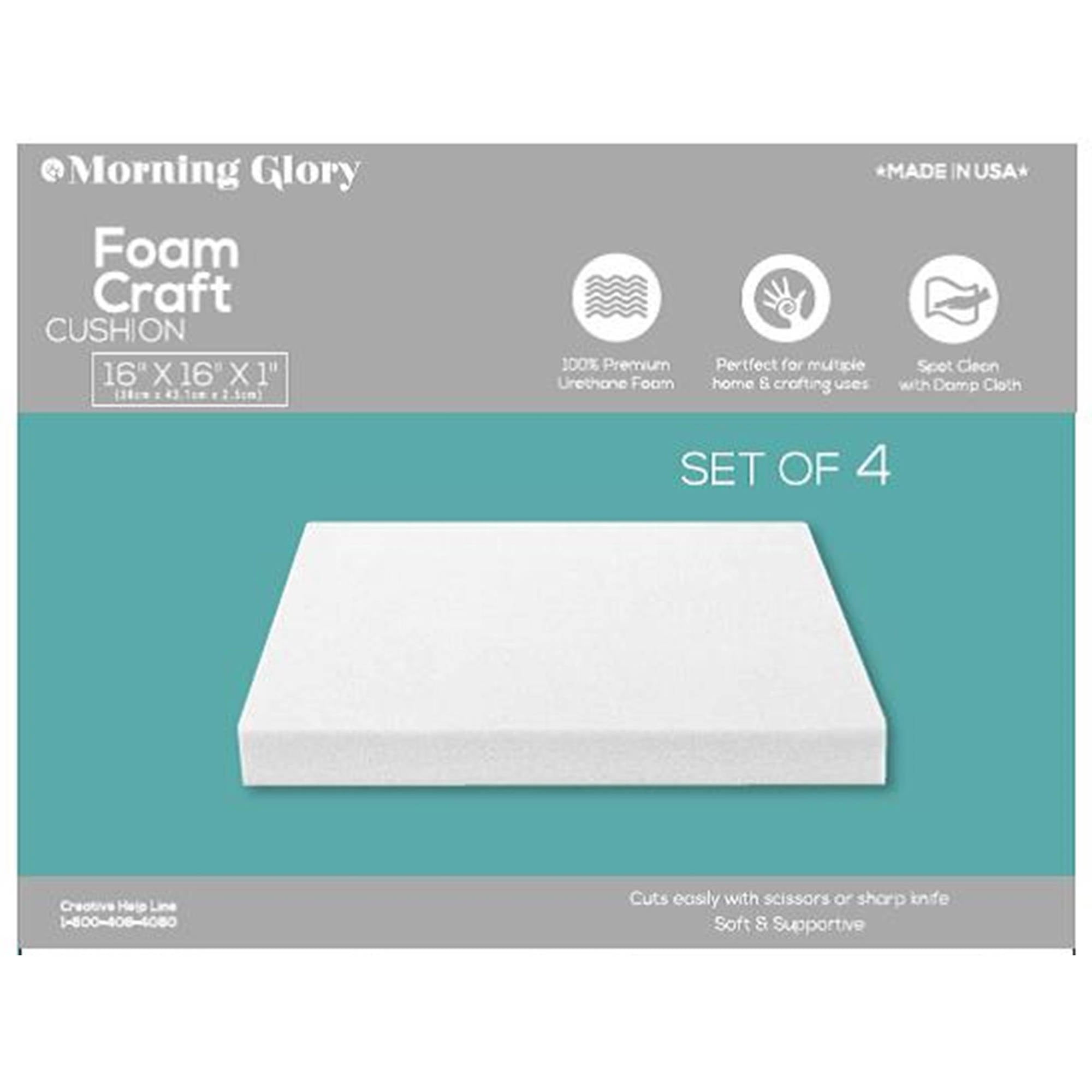 Morning Glory Foam Seat Cushions 4 Pack 16 L X W 1 H Com