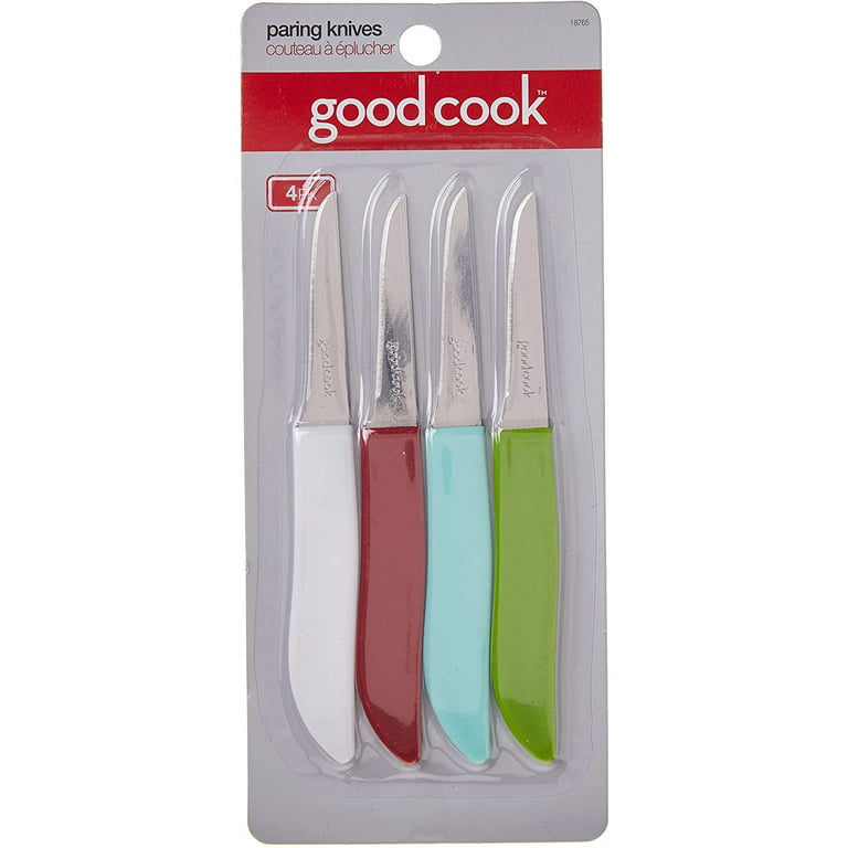 Good Cook 4-Piece Quick Paring Knife Set