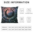 thumbnail image 6 of ARISTURING Moon &amp; Star Alchemy Magical Astrology  Decorative Throw Pillow Case Cushion Cover Pillowcase for Couch Sofa Bed，2pcs, 6 of 6