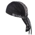 thumbnail image 3 of Black Headband for Women Men Women Cotton Cap Sweat Wicking Beanie Cap Bandanna Biker Head Wrap Quick Drying Hat Biker Bandana, 3 of 3